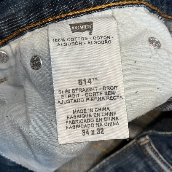 ✨HOST PICK✨ Men’s Levi’s Slim Straight Denim Jeans 34 X 32 - Picture 3 of 11